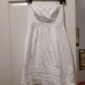 Whbm strapless summer dress